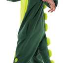 Spooktacular Creations Dinosaur Pajamas, Dinosaur Costume Adult, Halloween Costumes Jumpsuit Hoodie Outfit for Cosplay Parties (XL)