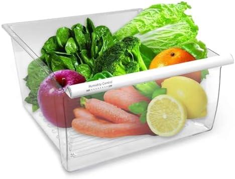 2188656 Crisper Bin, compatible with Whirlpool Refrigerator, Fridge Drawers, Kenmore Refrigerator Parts, Whirlpool Shelf Replacement- WP2188656,2188656 Fridge Crisper Drawer (Upper)