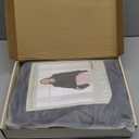 Cordless Portable Heated Blanket Battery Operated, 20000mAh Battery Rechargeable Heated Blanket with 3 Heating Levels, 70"x40" USB Wearable Electric Blankets for Camping, Home, Office, Car. (Grey)