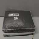 Mueller Luxury 6 PC Full Size Bed Sheets, Super Soft 1800, Deep Pocket up to 16" Full Size Sheets, Transfers Heat, Breathes Better, Hypoallergenic, Wrinkle-Resistant, Oeko-TEX, Dark Grey