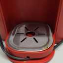 SHARDOR Single Serve Coffee Maker, Hot and Iced Coffee Machine for K Cup Pods & Ground Coffee, 6 to 14 oz Brew Sizes, with 50 oz Removable Water Tank, Bold Brew Setting, Stainless Steel, Red