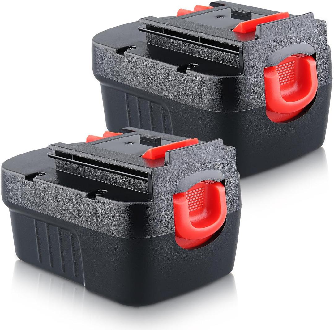 2P 4800mAh HPB14 Battery NI-MH Replacement for Black and Decker 14.4v battery FSB14 FS140BX A1714 499936-34 499936-35 BD1444L Compatible with Black and Decker 14.4V Battery Cordless Power Tools