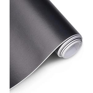 Lypumso Matte Black Car Vinyl Wrap Film with Bubble Free Air Release Technology, Self Adhesive Automotive Decal Sheet for Cars Moto DIY Interior Exterior 10ft x 1ft