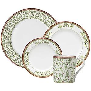Mikasa Holiday Traditions Dinnerware Set with Mugs (16 Piece)