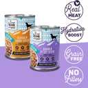 I AND LOVE AND YOU Wet Dog Food - Flew The Coop Variety Pack - Chicken + Turkey, Grain Free, Filler Free 13oz can, 6pk (EXP 09/25/28)