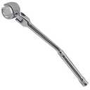 7/8" 22mm O2 Oxygen Sensor Wrench with Contour Handle and Flexible Head, Compatible with Most Vehicles for Removal Install, Universal Automotive Maintenance Socket Spanner