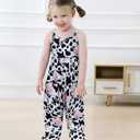 Vieille Baby Toddler Girl Cute Strap Jumpsuit One-piece Romper with Pockets 1-8 Years (3-4T)