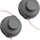 Trimmer Head Fit for Makita M8 X 1.25 LH 18V X2 LXT Lawn Mower, Bump & Feed Trimmer Head Replacement 198386-5, 2PCS