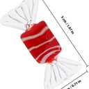 12 Pcs Acrylic Glass Candy Ornaments Mixed Style Decorative Candy Decor for Party Desktop Home Office Tabletop Display