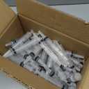 100 Packs Syringes for Jello Shot, 20mL Party Jello Shot Syringes with Cap BPA-free, Washable, Halloween, Thanksgiving day, Christmas, Party Nurses, Graduation