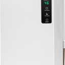 VIVOSUN Electric Mini Dehumidifier, Ultra-Quiet Auto Defrost Dehumidifier with Timer, 2200ML Water Tank and Drain Hose for Basement or Closets, Bedrooms, Showers, and Other Small Rooms