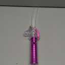 FlashingBlinkyLights Light Up Unicorn Wand with Color Changing Fiber Optic LED Lights Magic Wand for Girls