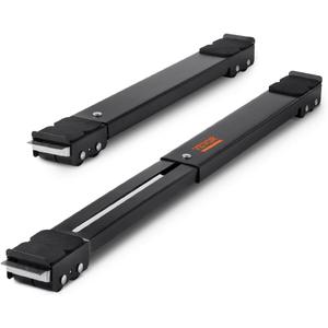 VEVOR Heavy Duty Furniture Appliances Rollers, 660 lbs Total Load, Extendable Appliance Rollers Mobile Washing Machine Base, Fridge Stand Dolly Movers for Refrigerators, Dryers, Dishwashers, Black