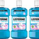 Listerine Total Care Kids Mouthwash, ADA Accepted, Alcohol-Free Anticavity Fluoride Mouthwash, Children's Mouthwash for Cavity Protection and Fresh Breath, Bubblegum Flavor, 500 mL, Pack of 3