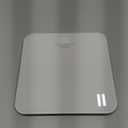 Ovutek Bathroom Scale for Body Weight, Highly Accurate Digital Weighing Machine for People, Upgraded Batteries Included, Compact Size, LED Display, Physician Scale with Sturdy Tempered Glass, 400lb (White)