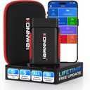 KONNWEI OBD2 Scanner Bluetooth - Full System Diagnostic Tool w/Bi-Directional Control, Oil/EPB/DPF/BMS ResetTPMS Read for 40+ Vehicles, No Subscription, Lifetime iOS Android App, Storage Box Included