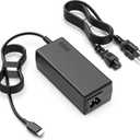SLE-TECH 65W USB C Laptop Charger Compatible with Lenovo ThinkPad X1 Carbon Gen 6 7 8 9,T14 T15 E14 E15 L13,Yoga 7i 9i C740 C930 C940,Chromebook 100e 300e 500e c330 s330,Type C AC Adapter Power Cord