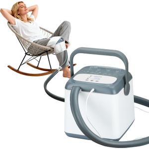 Cold Therapy System, Cold Rush Therapy System, Quiet Ice Machine After Knee Surgery, Cryotherapy, with a Universal Pad for Knee, Elbow, Ankle, Shoulder and Lumbar.