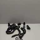 Satin Heatless Curls Overnight Hair Curlers to Sleep In Hair Curler Rollers No Heat Hair Wrap for Curls Headband, 70" Satin Heatless Curling Rod Set for Women Long Waves Hair Volume -Black 9PCS