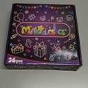 36 Pack Light Up Rings Glow in The Dark Party Supplies, Light up Party Favors, Goodie Bag Stuffers, Birthday Valentines Party Favors Classroom Prizes Cute Animal Treasure Box for Kids