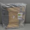 Car Seat Cushions Cover, 2pcs PU Leather Car Seat Covers Car Seat Protector Cover for Car Driver and Passenger Seat Bottom (Width 20.8deep 21Thick 0.35 inch) (Dark Grey-B)