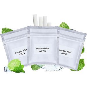 3-Packs Double Mint Set, Refreshing Mint Replacement Refill, Helps Freshen Your Mouth,Brings A Refreshing Experience and Health.