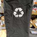 Recycling Bin for Kitchen Indoor Home, Large 26 Gallon 100L Recycle Bin with Lid Removeable Reusable Inner Bag Bottle Can Glass Waste Plastice Stickers,Black