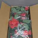 Aneco 8 Pack 64 FT Red Flower Garland Kentucky Artificial Rose Vines Derby Roses Fake Vine Flowers Plants Party Supplies for Kentucky Holiday Wedding Garden Craft Art Decoration