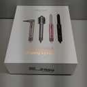 Heyfeel 5 in 1 Hot Air Styler - Professional Hair Dryer Brush with No Heat Damage, High-Speed Negative Ionic Hair Dryer, Auto Wrap Curler, Blow Dryer Brush for Drying Curling Volumizing Straightening (Purple)