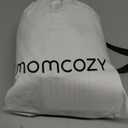 Momcozy Baby Wrap Carrier, Easy to Wear Infant Carrier Slings, Lightweight Hands Free Baby Sling, Adjustable Baby Carriers for Newborn to Toddler 8-35 lbs, Grey