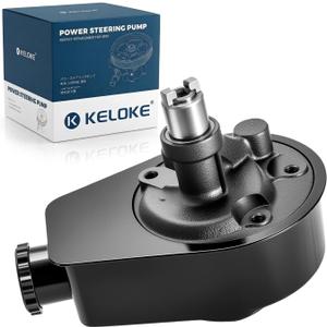 KELOKE Power Steering Pump with Reservoir, Compatible with Dodge Ram 2500; Ram 3500, 1997-2002, L6 5.9L Diesel, Replace# 968002 4883960AA 4883960AB