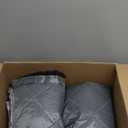 2 Sets Magnetic Thermal Insulated Curtains for Doors Winter Thicken Quilted Oxford Cotton Door Cover Waterproof Window Attic Blanket for Cold Weather(Gray,38" X 83")