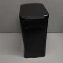 Cesun Small Bathroom Trash Can with Lid Soft Close, Step Pedal, 6 Liter / 1.6 Gallon Stainless Steel Garbage Can with Removable Inner Bucket, Anti-Fingerprint Finish (Matt Black)