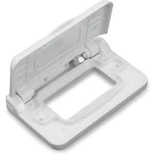 15 Amp Weatherproof Receptacle Cover for RV Trailer RV Outdoor Electrical Outlet (White)