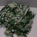 RECUTMS 2Pcs Artificial Olive Leaves Garlands 6.2Ft-Fake Hanging Silk Willow Leave Ivy Vines Faux Bayberry Leaf Twigs Greenery Rattan for Indoor Outdoor Wedding Birthday Party Home Garden Table Decor
