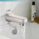 Metal Pull Down Bathtub Spout with Diverter, 5-1/4" Length, Repair Part Tub Spout, Rebuilt with RP33794& RP12307, Brushed Nickel