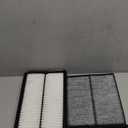 Engine+Cabin Air Filters Fit for 2013-2023 Mazda CX-5(2.0L/2.5L), 2014-2018 Mazda 3 (2.0L/2.5L), 2014-2020 Mazda 6 (2.5L) Engine Air Filter Replacement Air Filter Accessories# CF11811 CA11259