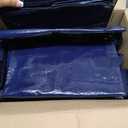 BOX USA 8-Pack Moving Bags with Strong Handles & Zippers - Heavy Duty Extra Large Packing Bags for Storage, Moving Boxes, Dorm & College Supplies, Blue