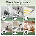 14 IN 1 Steam Mop Cleaner, 1.6L Detachable Handheld Steam Cleaner with 37 Accessories, 2500W Multipurpose Steamer Cleaning for Home,Floors,Tile,Grout,Upholstery,Carpet,Car,15S Fast Heat-Up