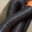 Camco RhinoEXTREME 2' RV Sewer Compartment Hose - Flexible Design for Tight Spaces - Compact to Store - Crush Resistant (39855)