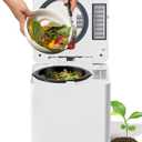 3L Electric Composter for Home, Kitchen Compost Bin for Countertop, Odorless/Auto-Clean/LED Display, One-Touch Composting to Handle Daily Household Food Waste.