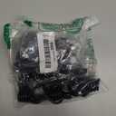 20pc Bungee Hooks & Cords - 1/4 & 3/8 Inch Wire Coated Black Bungee Cord Hooks for Boating, Camping, Covers & Sunshades