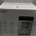 Gevi V2.0 Countertop Gemi Nugget Ice Maker | Self-Cleaning Pellet Ice Machine | Stainless Steel Housing |16.7''H Fits Perfectly Under Wall Cabinet | Silver with Viewing Window