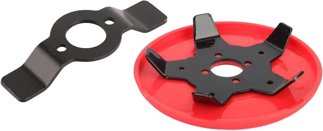 Multi Function Grass Trimmer Head Weeding Plate Replacement with Interchangeable Manganese Steel Blade for Gardening
