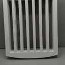 PAWLAND Wooden Freestanding Foldable Pet Gate for Dogs, 24 inch 4 Panels Step Over Fence, Dog Gate for The House, Doorway, Stairs, Extra Wide (White, 24" Height-4 Panels)