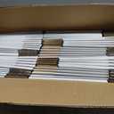 50 Pack 9x6x2 Shipping Boxes, White Corrugated Cardboard Packaging Box for Small Business