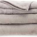 Berkshire Blanket Classic VelvetLoft® Warm Sheet Set, King Size Sheet Set, 4 Piece Velvety Soft Heavyweight Flannel Bedding with Deep Pockcets (King)