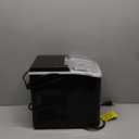 Sweetcrispy Countertop Ice Maker Machine, Portable Self-Cleaning Ice Machine with Ice Scoop, Basket and Handle, 9 Cubes in 6 Mins, 26.5lbs/24Hrs, 2 Sizes of Bullet Ice for Home Kitchen, Coal Black