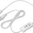 HNB Auto Off Timer for Oil Wax Warmer Burner Indoor Small Appliances Timer Plug for Electrical Outlet 5 Timing Setting 12 Hours Timed Power Switch (timer5D2.5m1pc)