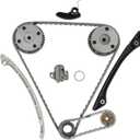 Timing Chain Kit 2 VVT & Oil Pump Chain Compatible With Land Rover Range Rover, Evoque, Freelander, Discovery 2.0L Replace For CJ5E6C525AD CJ5E6C524AD CJ5E6K255AB CJ5E6K297AB
